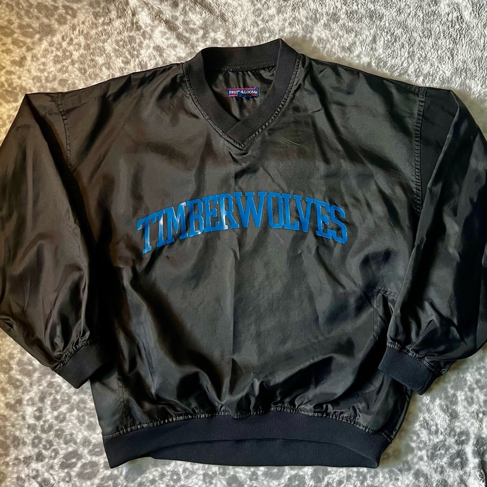 Timberwolves Black Jacket